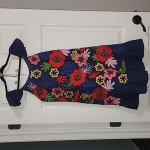 Andree By Unit Embroidered Floral Ruffle Dress Size Medium​​​